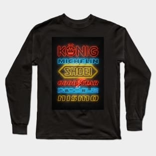 Neon Car Sponsors Long Sleeve T-Shirt